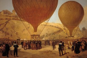 Leon Michel Gambettas (1838-82) afgang i ballonen 